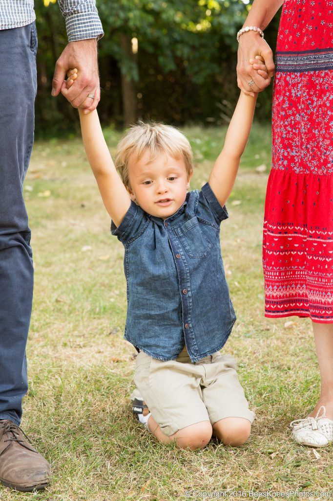 family holding hands