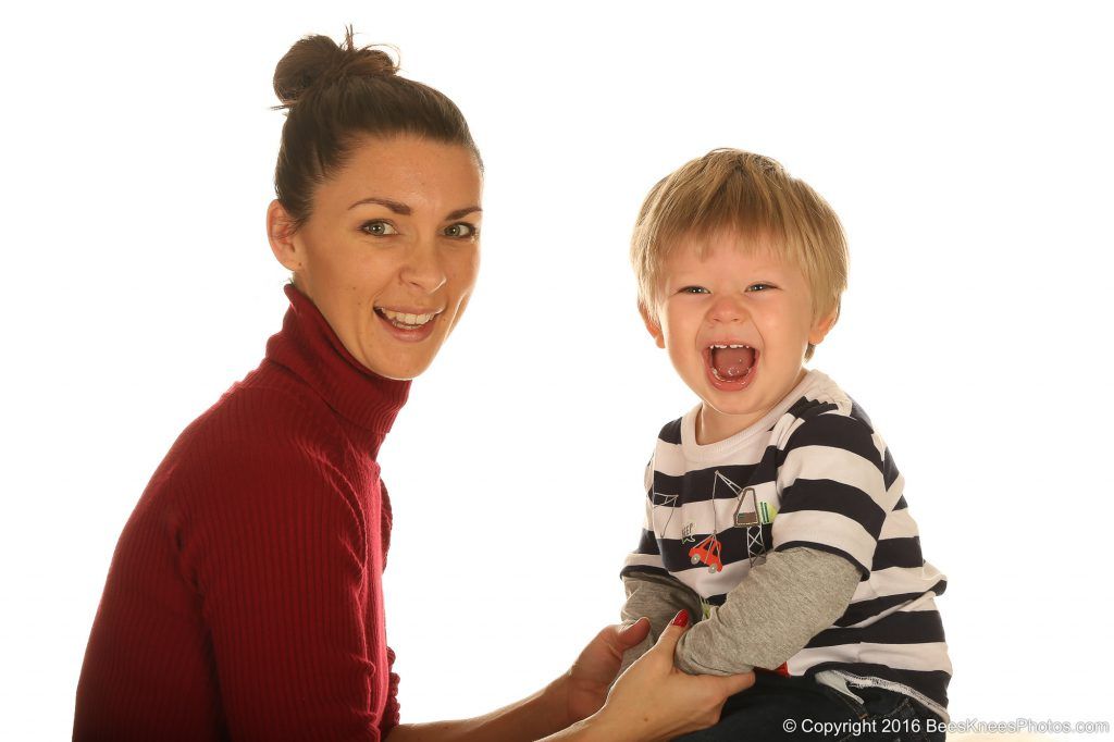 family photoshoot in the studio