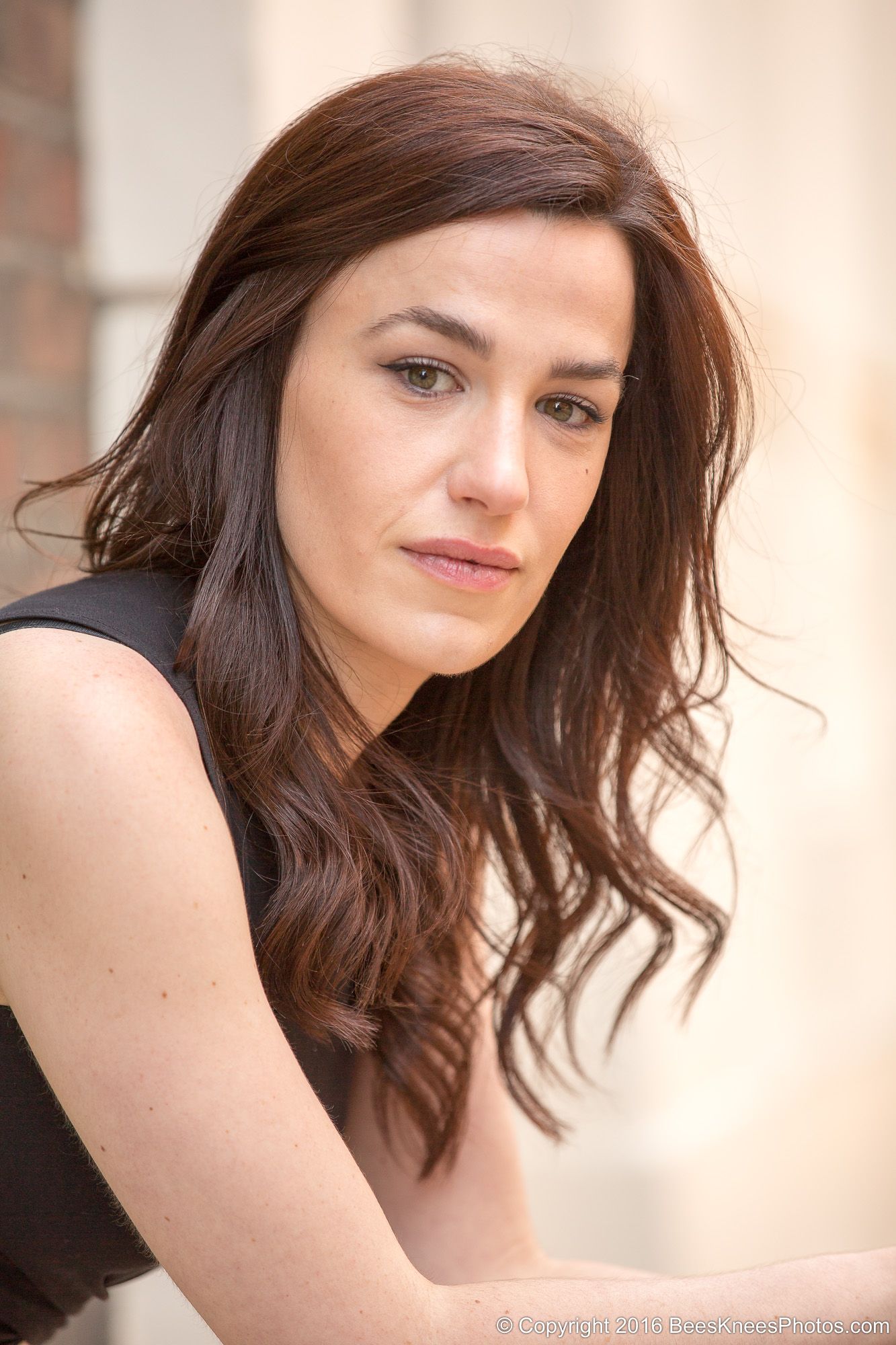 headshot of a woman in the street