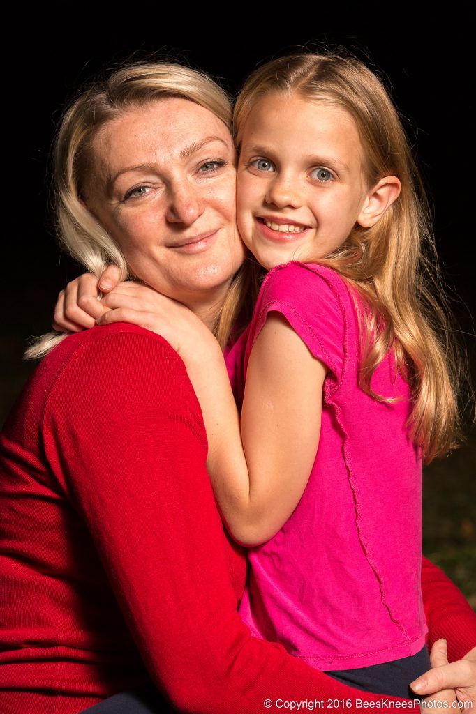 mum and daughter cuddling