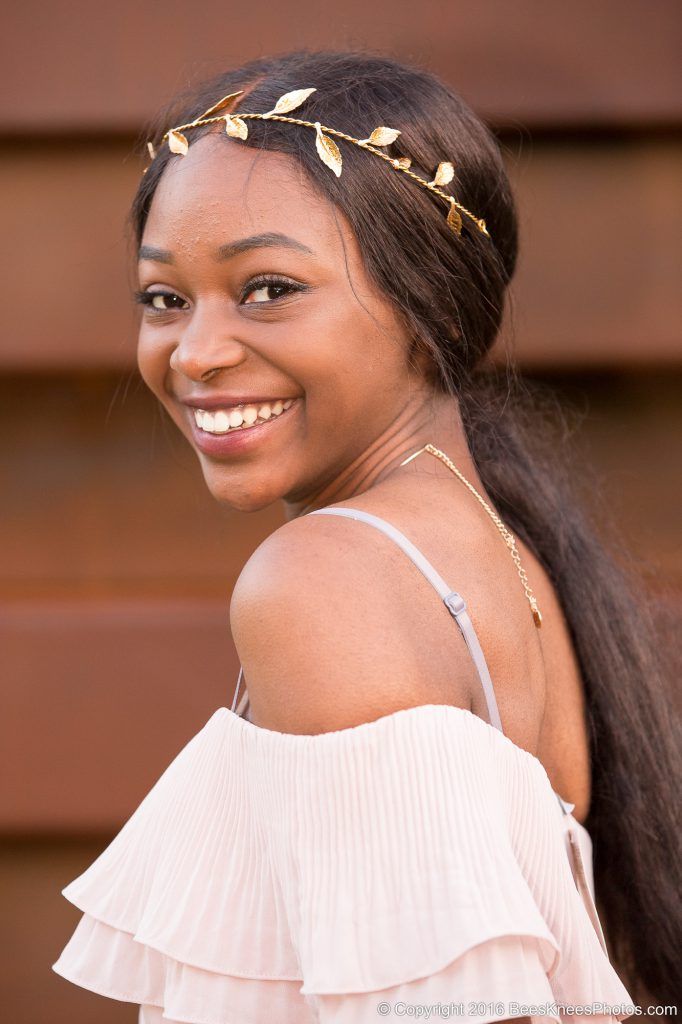 woman wearing a tiara